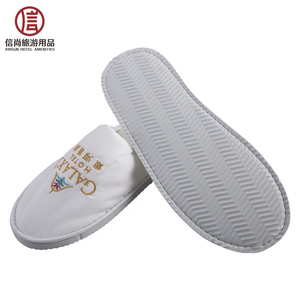 Fábrica de China paño de Terry barato cerrada del dedo del pie zapatillas de Hotel - Product Image 1