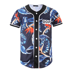 Gros sublimée baseball jersey chemise - Product Image 3