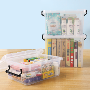 Plastic Storage Container With Plastic Storage Box With Lid Plastic Transparent Clear Home Wholesale Plastic Pp Storage Tub Case Bin Container Box With Lid