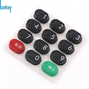 ปุ่มพลาสติก ABS แบบกำหนดเอง ปุ่มกดพลาสติกสำหรับแป้นพิมพ์ยาง - Product Image 3
