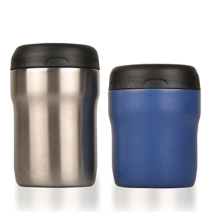 BPA libre de acero inoxidable vacío frasco de comida con tapa de plástico y la impresión de pantalla de <span class=keywords><strong>seda</strong></span> - Product Image 1
