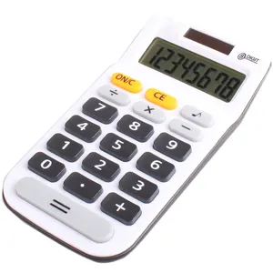 Promotion custom logo printing office financial function tables calculator mini 8 digit solar pocketable cost citizen calculator