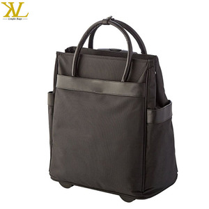 Elegante Borsa Trolley da Donna con Chiusura a Zip, Bagaglio Metallico per Viaggi all'Aperto - Product Image 4