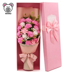 Hermosas Cajas de Ramos de Flores Artificiales de Dibujos Animados para Niños, Nuevo Regalo de San Valentín, Logotipo Personalizado, Ramo de Girasoles Artificiales Hecho a Mano - Product Image 2