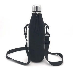 Refroidisseur <span class=keywords><strong>de</strong></span> <span class=keywords><strong>bouteille</strong></span> <span class=keywords><strong>d</strong></span>'<span class=keywords><strong>eau</strong></span> isolé en néoprène <span class=keywords><strong>de</strong></span> 17 oz recyclable avec sac à fermeture éclair bandoulière porte-manchon isolé caractéristique lavable - Product Image 1
