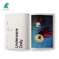 Livret de reliure de point de selle en papier kraft personnalisable et service d'impression de brochures expédition rapide avec échantillon gratuit