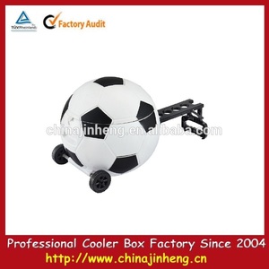De Picnic <span class=keywords><strong>vino</strong></span> de la bebida de fútbol con ruedas, Hielo nevera portátil, Enfriador de agua - Product Image 2