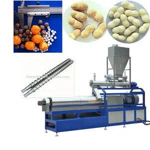 Automatische Hoge Kwaliteit Gepofte Geëxtrudeerd Maïs Snack Voedsel Making Machine