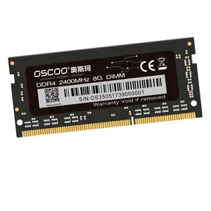 OSCOO RAM DDR4 2666mhz 2400 2133, untuk memori Laptop RAM 3200MHz 1.2V tegangan rendah 240 Pin Notebook kompatibel penuh