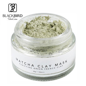 Skin Care Green Tea <span class=keywords><strong>Mud</strong></span> <span class=keywords><strong>Powder</strong></span> Facemask Natural Matcha Clay <span class=keywords><strong>Powder</strong></span> Mask - Product Image 5