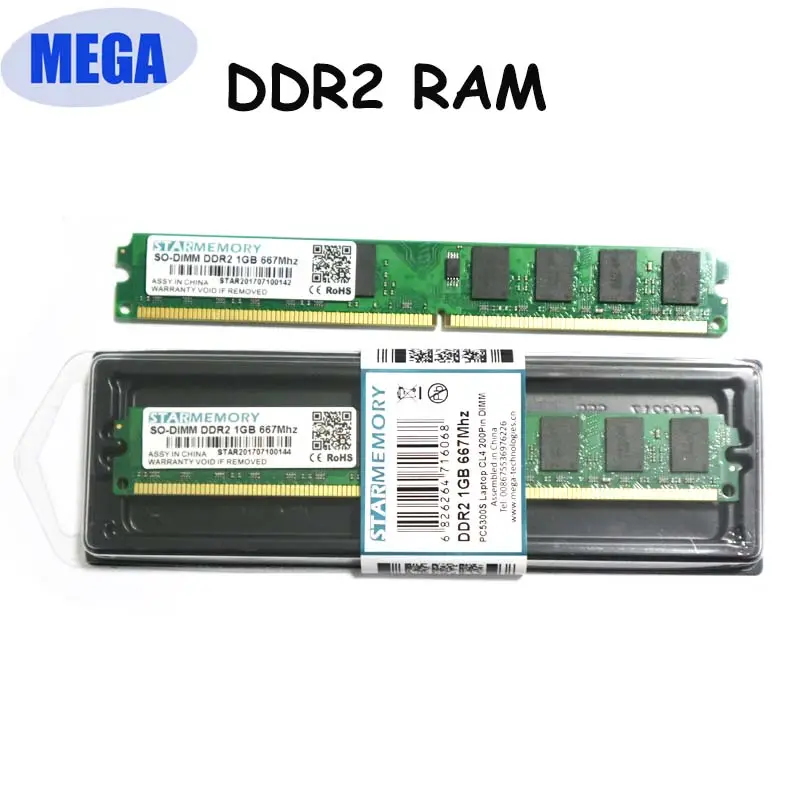 2018 großhandel goldene lange dimm Ddr2 2 gb Ram 800