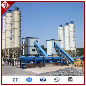 Klaar Mix Betonfabriek 90m3/H Band Transportband Fabriek Prijs Productielijn Met Motor Motor Versnellingsbak Plc China - Product Image 3