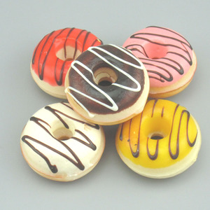 Mini Squishy Chậm Tăng Kem Thơm Donut Hỗn Hợp Cho Bán Buôn Thực Phẩm Hiển Thị Nhân Tạo Donut Tủ Lạnh Nam Châm - Product Image 4