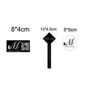 Rollo de vinilo adhesivo personalizado, logo impreso, caja de pizza, sello de queso, etiqueta adhesiva circular para cajas de pasteles de comida - Product Image 6