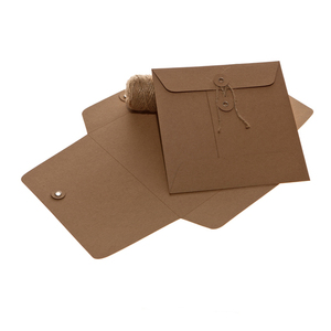 Bán Buôn Tùy Chỉnh Giá Rẻ Nút Đóng Cửa C5 <span class=keywords><strong>Brown</strong></span> <span class=keywords><strong>Kraft</strong></span> Giấy Phong Bì Với Chuỗi <span class=keywords><strong>Tie</strong></span> - Product Image 2