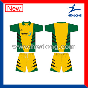 libre de la muestra de colombia de color amarillo y rojo <span class=keywords><strong>camiseta</strong></span> de fútbol - Product Image 1