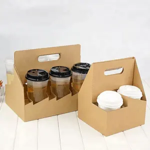 Bring Home Paper Cup Carrier Holder Tray With Handle