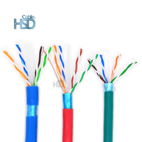 Elevador de batería Cat6 200m, red 300m, cobre puro Stp 500m Utp, Color negro, para exteriores, Belden, precio de 20 pares, Cable Ethernet Rj46