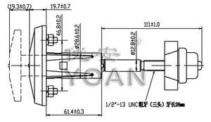 Hot Quality T-handle Vending Machine <strong>Locks</strong> for Beverage Vending Machine