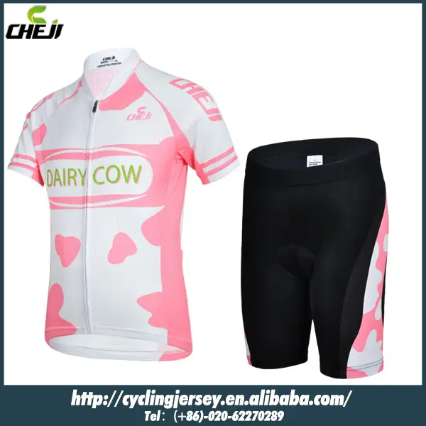 2014 cheji mädchen cycling wear großhandel hochwertige leinwand größe m-xxl
