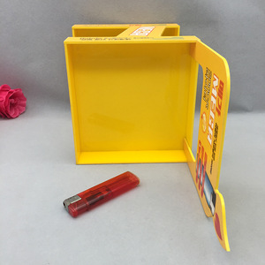 Caja de acrílico OEM/ODM para iluminación de mesa, accesorio <span class=keywords><strong>personalizado</strong></span> de fábrica, color amarillo, 3mm - Product Image 5