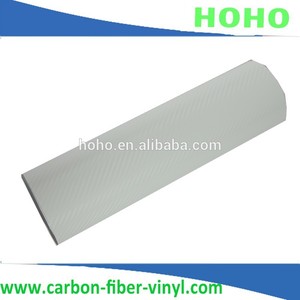 de espesor de oro de carbono de vinilo de <span class=keywords><strong>cine</strong></span> 3d para el coche con canales de aire - Product Image 1