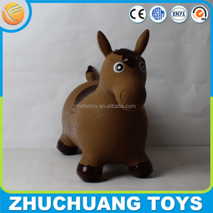 प्लास्टिक pvc inflatable सवारी घोड़े बाउंसर खिलौना सवारी-ऑन खिलौना - Product Image 4