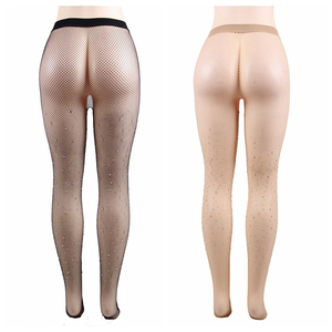도매 빛나는 모조 다이아몬드 여성 스타킹 망사 섹시한 팬티 스타킹 - Product Image 5