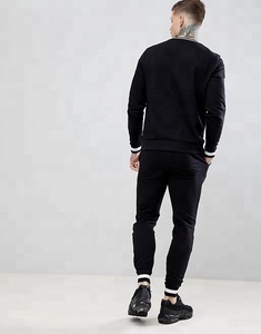 <span class=keywords><strong>Pantaloni</strong></span> Skinny da <span class=keywords><strong>Jogger</strong></span> Gsm 450 per gli uomini felpe per gli uomini <span class=keywords><strong>felpa</strong></span> girocollo 2 pezzi girocollo - Product Image 3