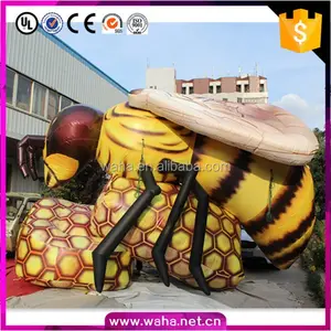 Sống Động Bơm Hơi Khổng Lồ Động Vật Inflatable, Inflatable Bee Với Mật Ong Cho Quảng Cáo/5 M