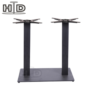 Patas Rectangulares Modernas para Mesa de Comedor, Venta Directa de Fábrica, <span class=keywords><strong>Muebles</strong></span> de Metal de Dos Tubos de Acero para Hotel, Sala de Estar, Gimnasio y Exteriores - Product Image 2