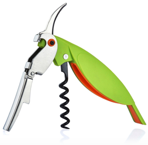 Precio de fábrica de Lujo de aves Loro Paulie viento estilo Ecológico Regalo abridor de botellas de vino sacacorchos Set - Product Image 3