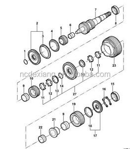 حقيقية عكس مزامن حلقات التروس لفورد ترانزيت V348 BR3R 7107 دا - Product Image 4