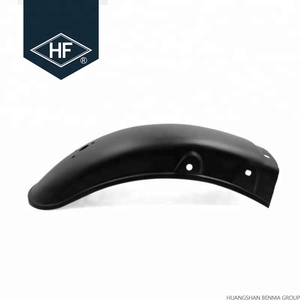 Garde-boue arrière noir mat pour GN125 GS125 - Product Image 3