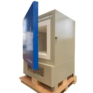 125L de gran tamaño de alta temperatura 1700C horno de mufla horno eléctrico precio laboratorio usando