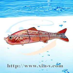 Vivid 4 sección articulada cebo señuelo de los trastos de pesca - Product Image 1
