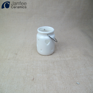 All'ingrosso portacandele in ceramica lanterne barattoli di candela Design unico naturale a buon mercato all'ingrosso candelabro - Product Image 3