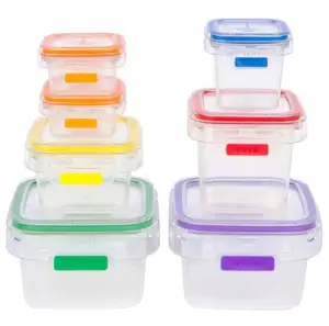 Multi kapazität BPA FREI lebensmittel lagerung box kunststoff PS lebensmittel container lunch box set