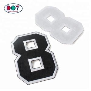 Badges brodés, accessoires sportifs, vente en gros, logo de club de football personnalisé, numéros brodés, patchs pour maillots de football - Product Image 4