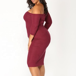 Personalizada <span class=keywords><strong>de</strong></span> fábrica 2018 más nuevo sexy rojo mujeres bodycon vendaje vestido midi - Product Image 5