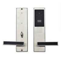 Contrôle à distance par code QR en acier inoxydable antirouille pour serrure de porte d'hôtel Airbnb, réseau Wi-Fi, porte en bois, option de stockage de données sur le cloud