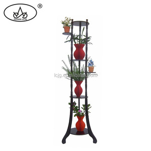 Prezzi all'ingrosso su ordinazione multi-angolo di stile vaso di fiori basamento - Product Image 3