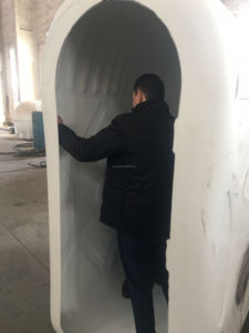 Soffiatrice in plastica per la produzione di toliet portatile mobile pubblico - Product Image 4