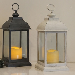 Đám cưới giáng sinh Trắng nhựa chất lượng cao trang trí nến Holders LED <span class=keywords><strong>Lantern</strong></span> - Product Image 5