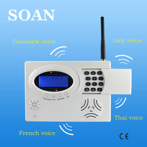 texto de grabación de voz de teléfono fijo <span class=keywords><strong>gsm</strong></span> de alarma de alarma de intrusión para el hogar sistema de alarma - Product Image 1