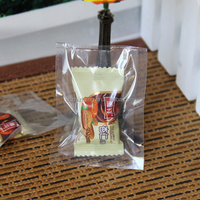 Sachet à soufflet latéral thermoscellable antistatique transparent avec impression en héliogravure, compatible micro-ondes, pour l'emballage des aliments (matière Nylon PE)