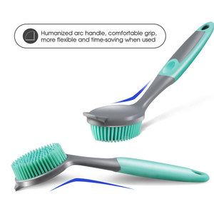 Masthome Hot Sale Soft TPR Series Cleaning Dish <strong>Brush</strong> Kitchen Pot <strong>Washing</strong> <strong>up</strong> <strong>Brush</strong> - Product Image 6