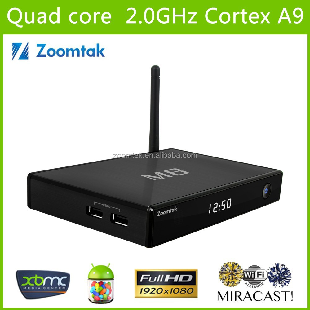 Kodi pré - installé Amlogic S802 quad core Android 4.4 chaînes pour adultes internet tv box