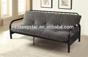 Cama <span class=keywords><strong>Plegable</strong></span> de Metal Estándar Americano, Estructura de Futón <span class=keywords><strong>Individual</strong></span>, Sofá Cama para Venta al por Mayor - Product Image 2