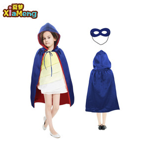 Especial ODM carnaval superhero decoraciones del partido favorito traje de doble cara color capes máscaras para niños - Product Image 4